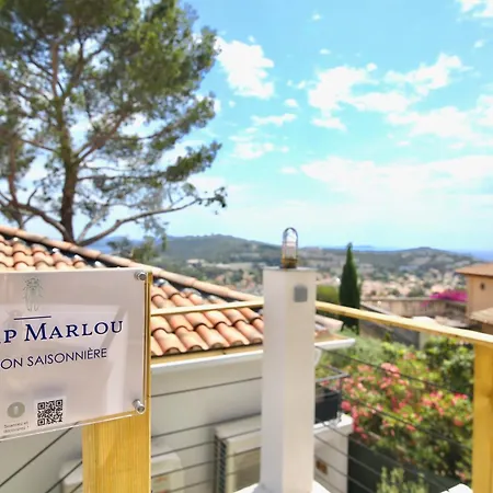 Le Cap Marlou Vue D'en Bas 생 망드리에 쉬르 메르